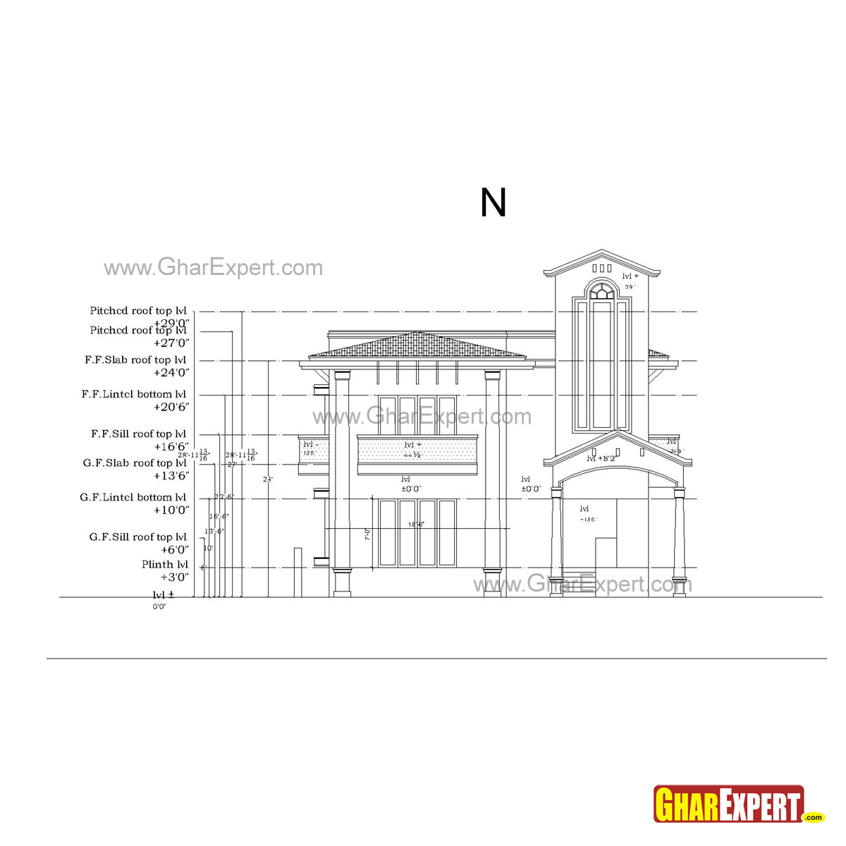 Sample Architectural Structure Plumbing and Electrical drawings