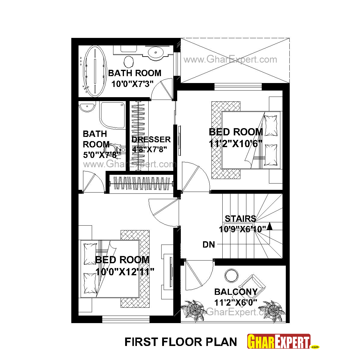 House Plan For 23 Feet By 30 Feet Plot Plot Size 77 Square Yards GharExpert house-plan-for-23-feet-by-30-feet-plot-plot-size-77-square-yards-gharexpert