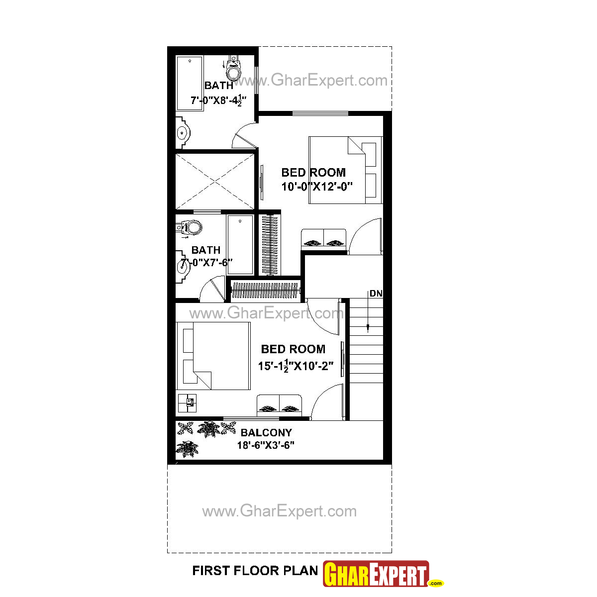 House Plan For 20 Feet By 45 Feet Plot Plot Size 100 Square Yards house-plan-for-20-feet-by-45-feet-plot-plot-size-100-square-yards