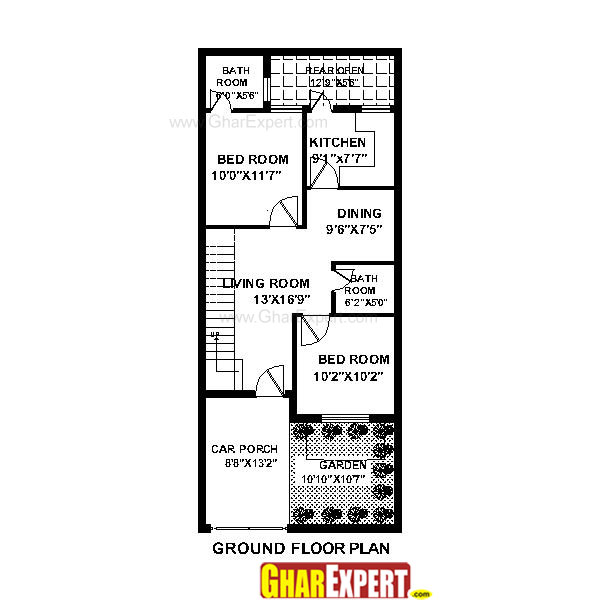 House Plan For 15 Feet By 50 Feet Plot Plot Size Square Yards Gharexpert Com