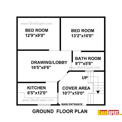 House Plan For 25 Feet By 24 Feet Plot Plot Size 67 Square