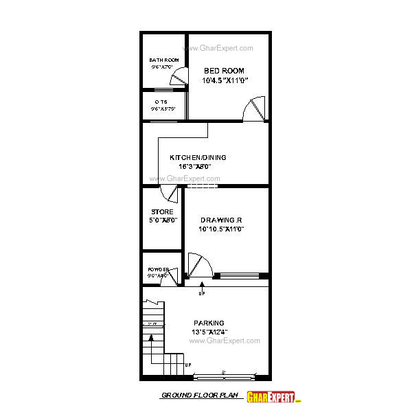 House Plan For 15 Feet By 50 Feet Plot Plot Size Square Yards Gharexpert Com