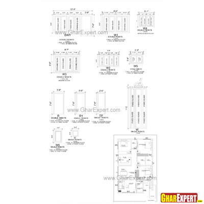 Door Window Schedule sample