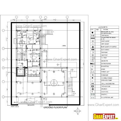 Home Wiring on Sample Architectural Structure Plumbing And Electrical Drawings