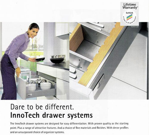 Company : Kitchen : InnoTech drawer systems