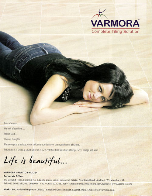 Company : Flooring : Varmora Vitrified Tiles.  Complete Tiling Solution