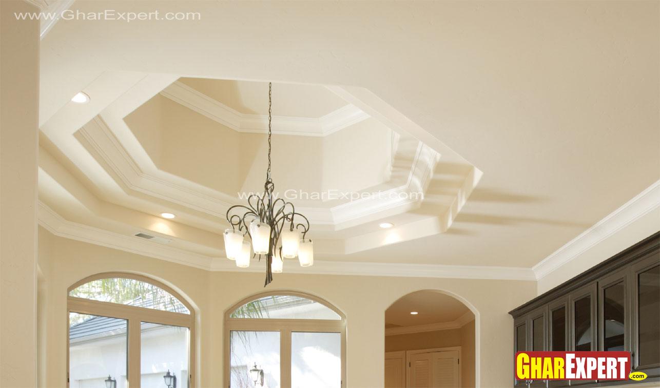 Coved Ceiling Design For Kitchen Gharexpert