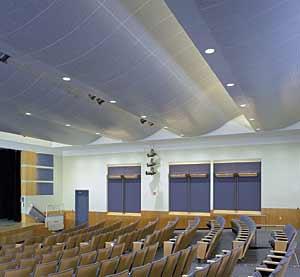 Ceiling Design With Layered Lighting For Theater Or Auditorium