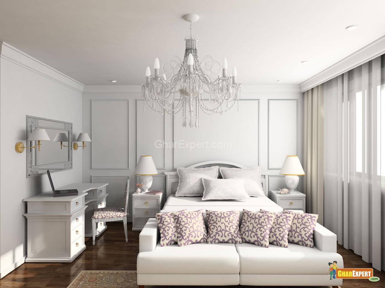 White Fully Dressed Bedroom