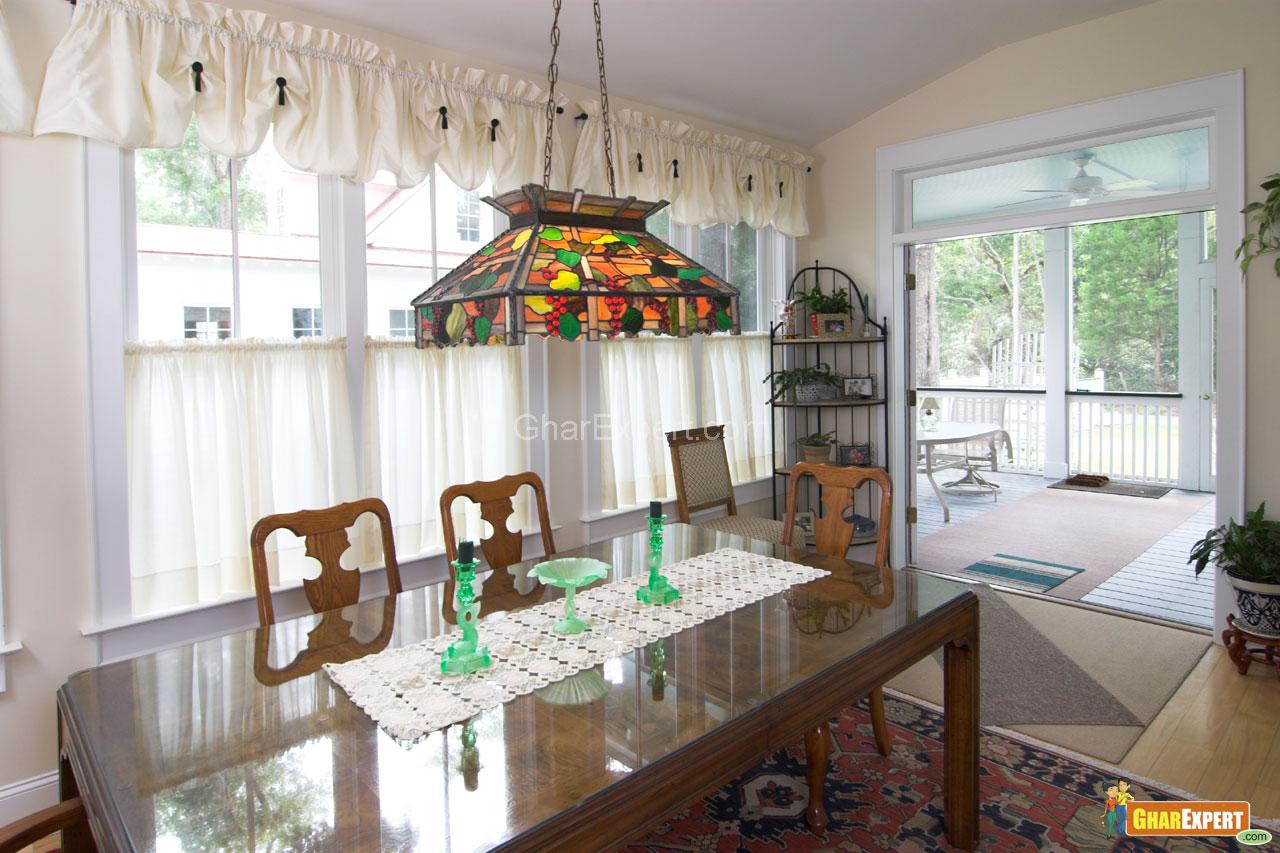 Spacious Dining with Outside V....