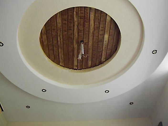 Pop And Wooden Ceiling Design Gharexpert