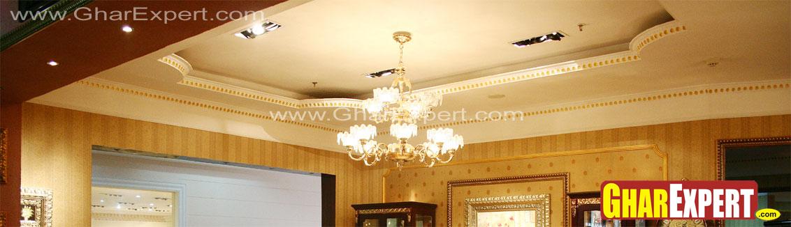 Simple And Smart Pop False Ceiling Design Gharexpert