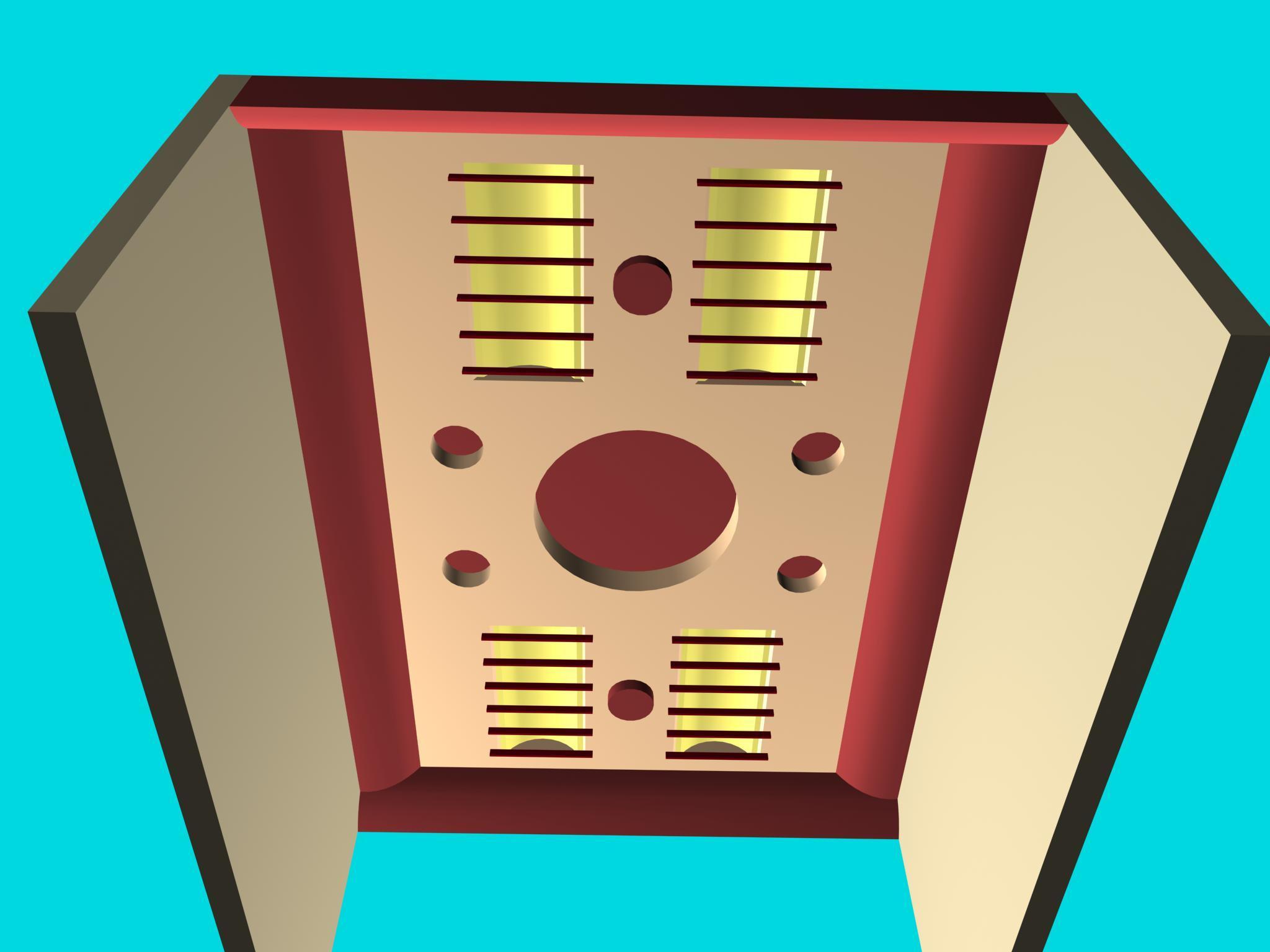 Pop False Ceiling Design 3d View Gharexpert