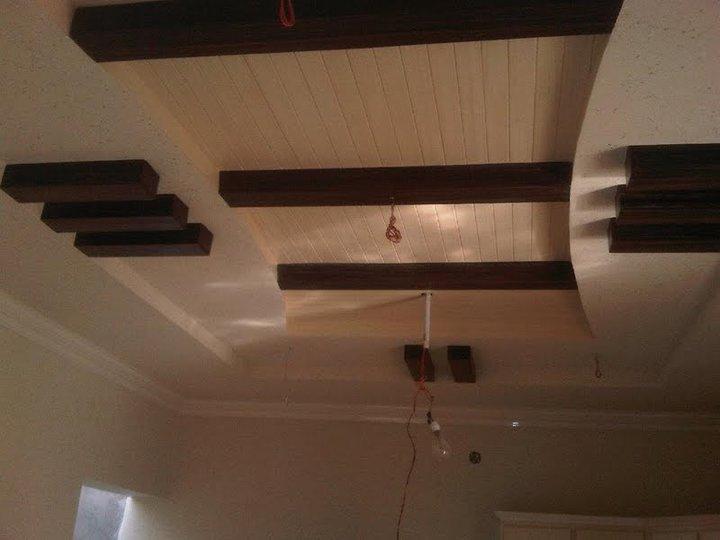 False Ceiling Design With Wooden Batons Gharexpert