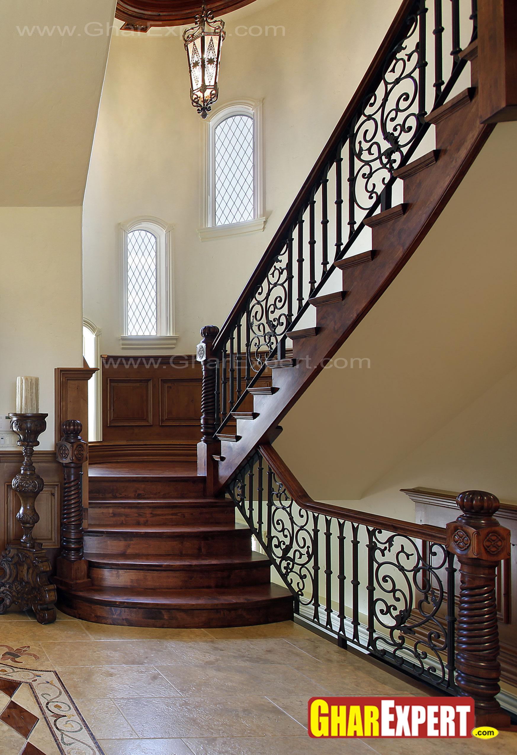 75 Beautiful Wood Stair Railing Pictures & Ideas | Houzz