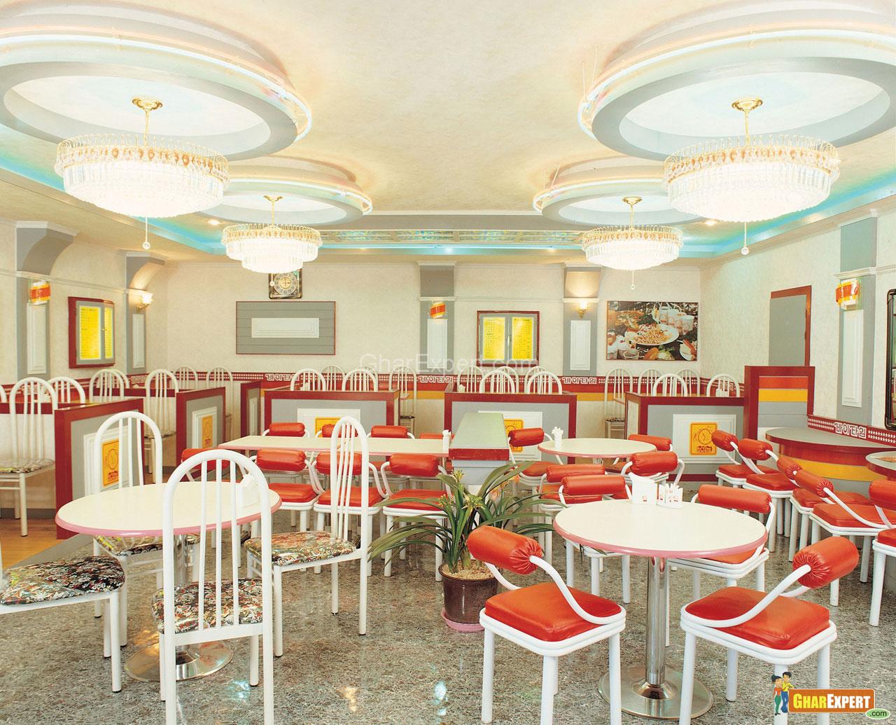 Ceiling Design In Restaurant Gharexpert