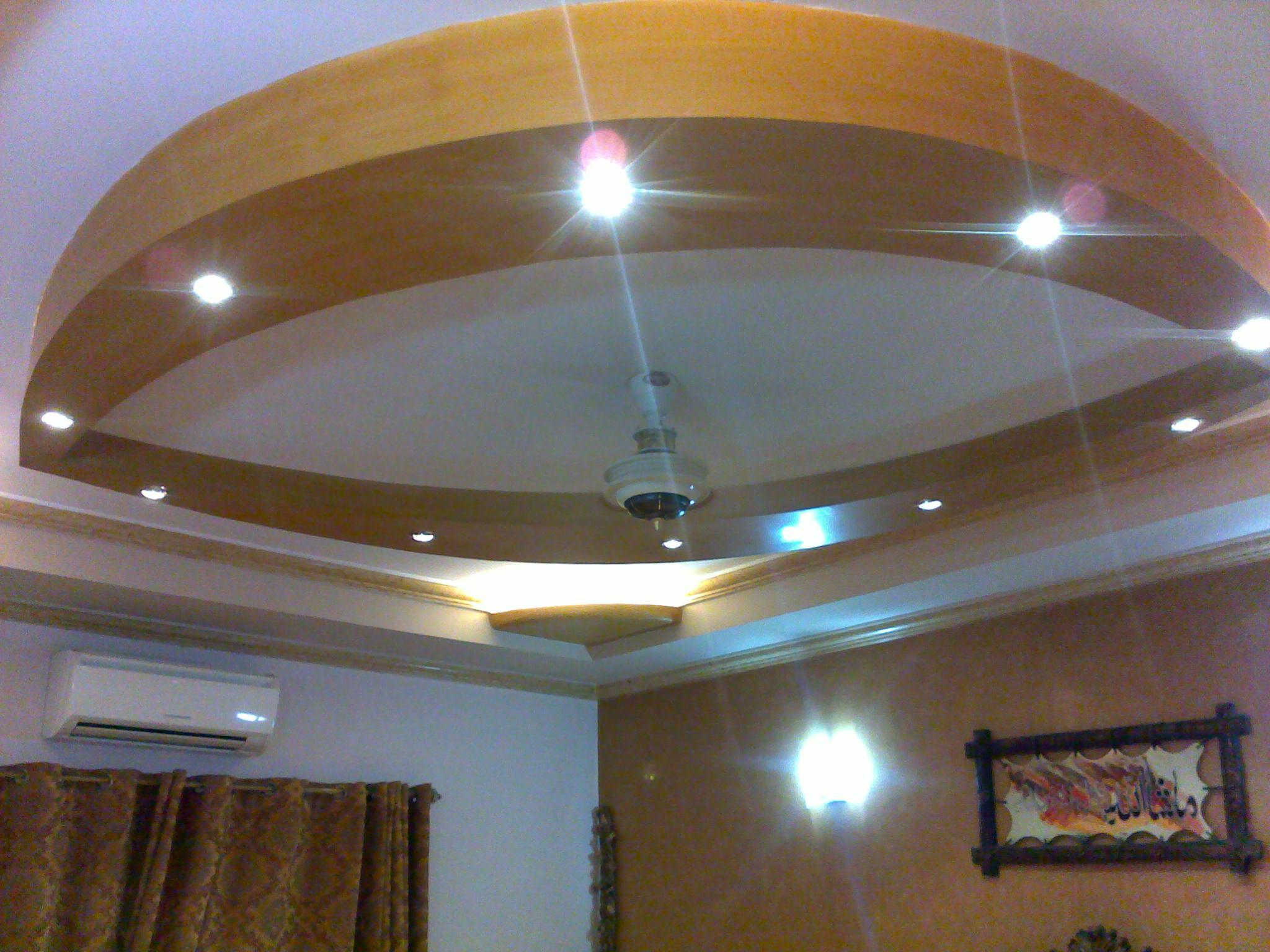Wooden Ceiling Design With Lights Gharexpert