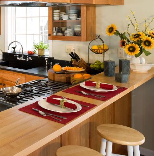 Kitchen Island as Dining Area