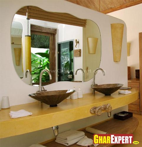 bathroom vanity glass