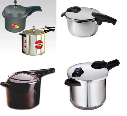 Different Styles of Pressure Cookers