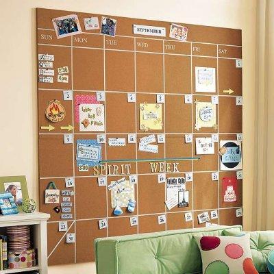 Corkboards in Teenage Bedroom