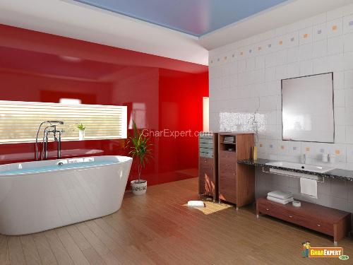 contemporary style bathroom