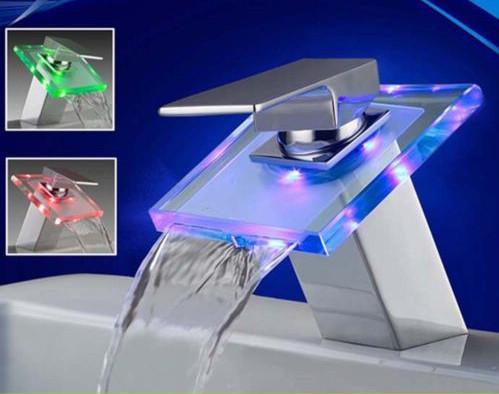 LED Lighting Sink Faucet