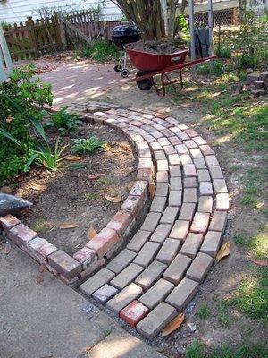 Brick Garden Path