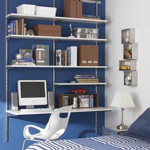 bedroom shelves