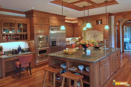 Granite Kitchen Island