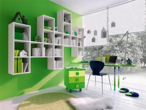 Stylish Wall Shelves for Kids Books