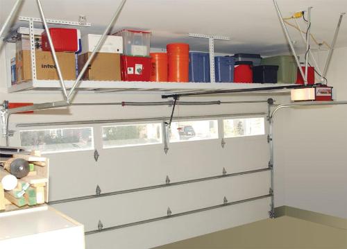 Garage overhead storage