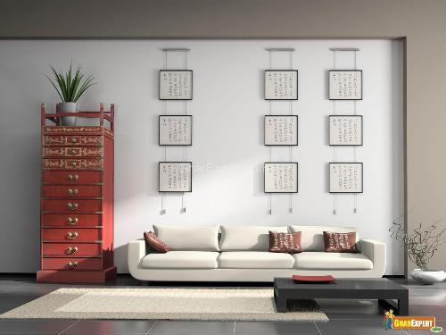 Neutral Color Scheme for Living Room