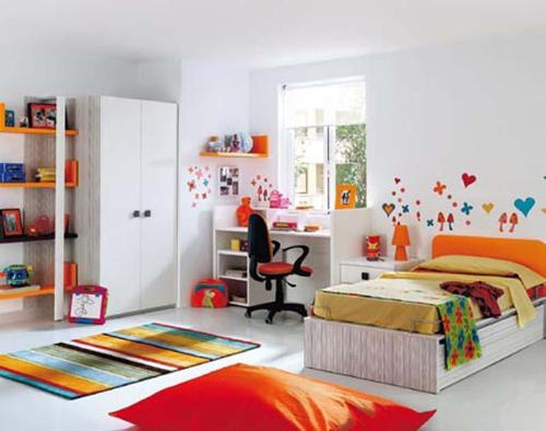 Kids White Bedroom Furniture Set