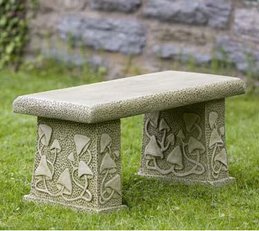  stone garden Bench