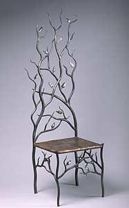 Wrought iron chairs for living room