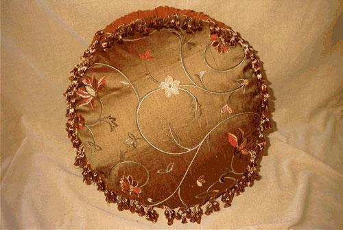 Decorative Round Cushion Cover