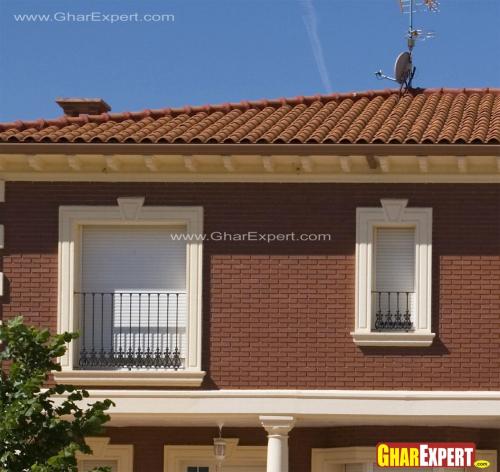 Juliet Balcony with iron railing 