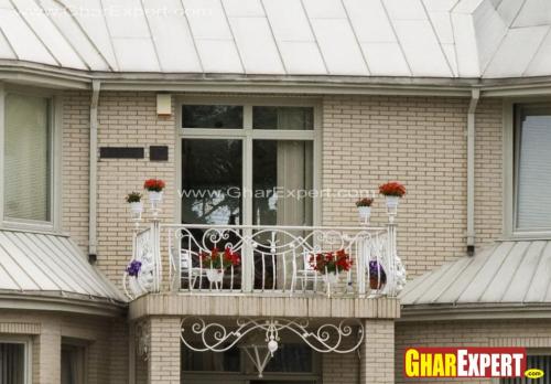 Green balcony for plants