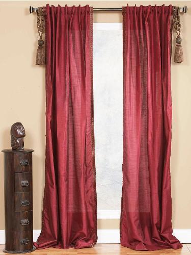 Living Room Curtains with Tassels