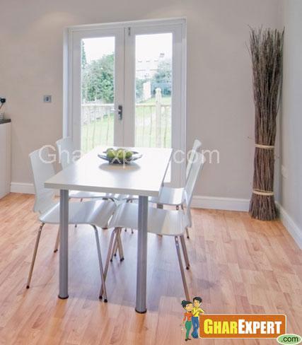 Laminate flooring for dining