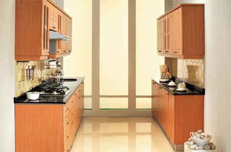 Two-way galley kitchen