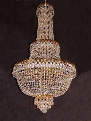 Crystal Chandelier with gold finish