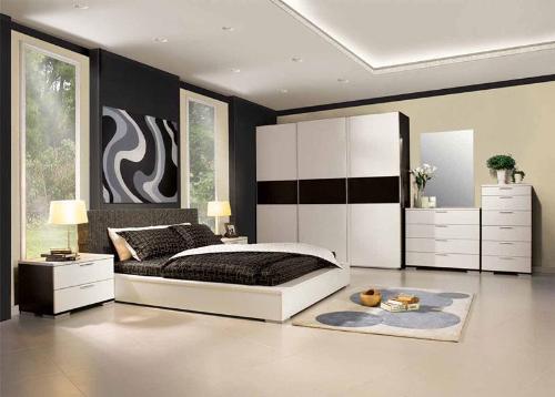 Bedroom with Modern Bedroom Sets