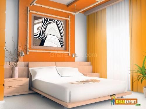 Orange Bedroom Theme for Decoration