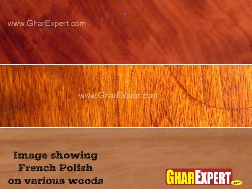 Wooden Surface after French Polish