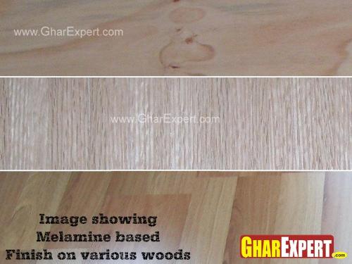 Melamine Based Finish on Wooden Surfaces