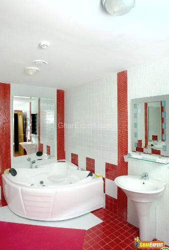 Bathroom Design with Jacuzzi Bath