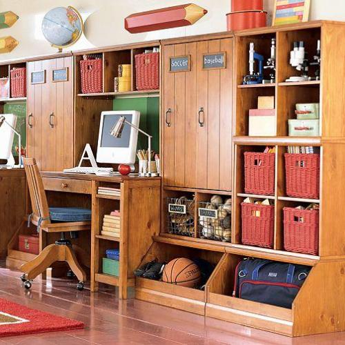 kids room organization