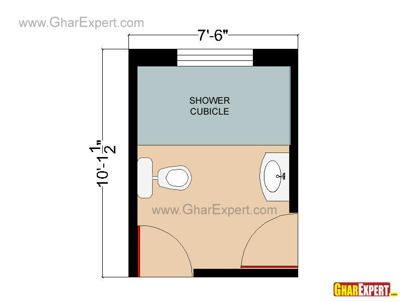 Bathroom Plans, Bathroom Layouts for 60 to 100 square feet